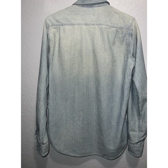 Denim & Supply Ralph Lauren Shirt Mens S Denim Button Down Long Sleeve - Picture 9 of 9